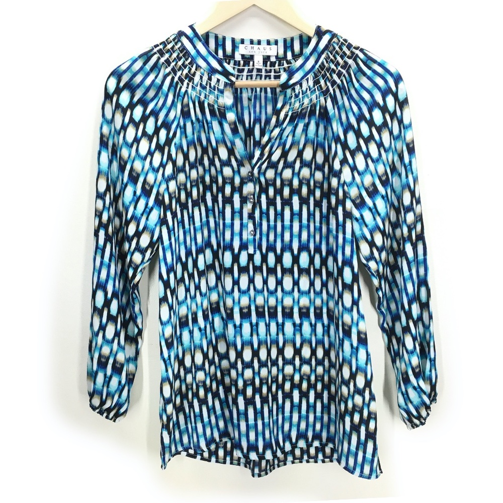 Chaus New York Blouse | Gathered Cuffs
